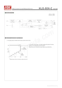 HLG-80H-C350B Datasheet Pagina 3