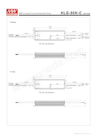 HLG-80H-C350B Datasheet Pagina 9