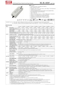 HLN-40H-36A Datasheet Cover