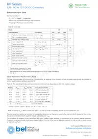 HP2020-9RG Datasheet Pagina 8