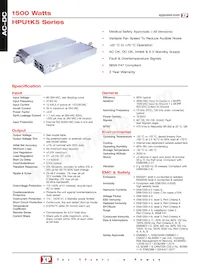 HPU1K5PS12-M Datasheet Cover