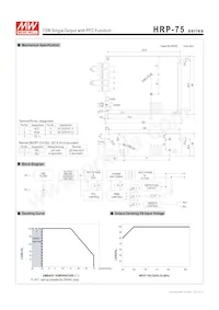 HRP-75-36 Datasheet Page 2