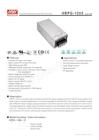 HRPG-1000-15 Datasheet Copertura