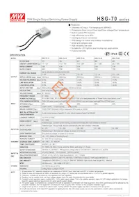 HSG-70-48 Datasheet Cover