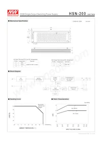 HSN-200-4.2B Datasheet Page 2