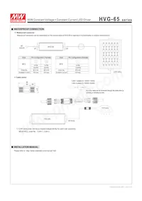 HVG-65-48B Datasheet Pagina 9