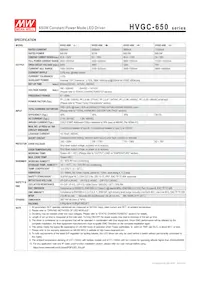 HVGC-650-L-AB Datasheet Pagina 2
