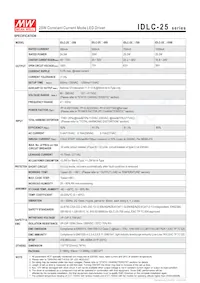 IDLC-25-350 Datasheet Page 2