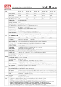 IDLC-45A-500 Datasheet Page 2