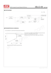 IDLC-65A-1050 Datasheet Page 3