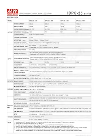 IDPC-25A-500 Datasheet Page 2