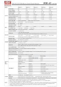 IRM-45-24ST Datasheet Page 2