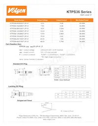 KTPS36-075040DT-2P-VI-P1 Datasheet Page 2