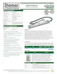 LBU10-M Datasheet Cover