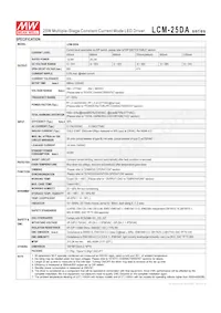 LCM-25DA Datasheet Page 2