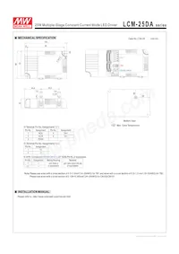 LCM-25DA Datasheet Page 8