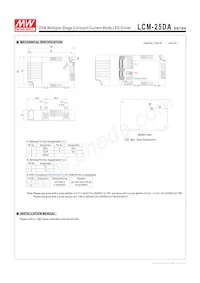 LCM-25DA 데이터 시트 페이지 8