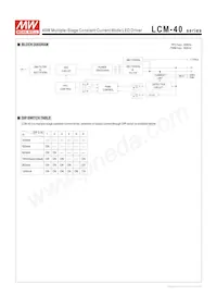 LCM-40 Datasheet Pagina 3