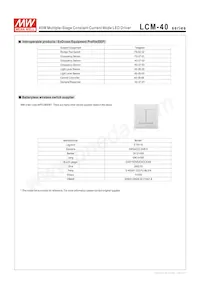 LCM-40 Datasheet Pagina 11