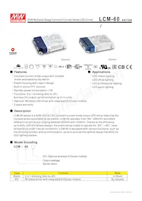 LCM-60 Datasheet Copertura