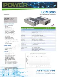 LCM3000W-T Datenblatt Cover