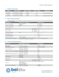 LDC120-48 Datasheet Pagina 2