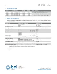 LDC480-72P Datasheet Page 2