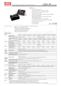 LDH-45B-1050WDA Datasheet Cover