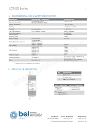 LDN20-5 Datasheet Pagina 3