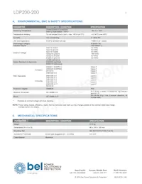 LDP200-200 Datasheet Page 3