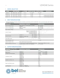LDW240-72P Datasheet Page 2