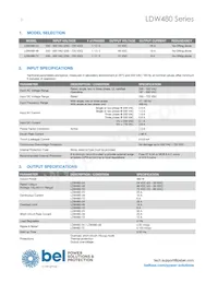 LDW480-72 Datasheet Page 2