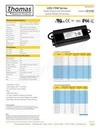 LED75W-257-C0300 Datasheet Cover