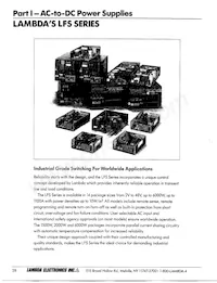 LFS-42-5 Datasheet Copertura