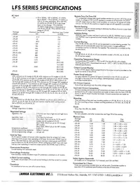 LFS-42-5 Datasheet Pagina 2