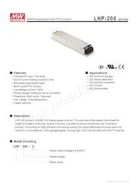 LHP-200-4.6 Datasheet Copertura