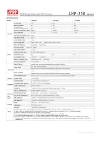 LHP-200-4.6 데이터 시트 페이지 2