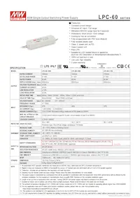 LPC-60-1400 Datasheet Cover