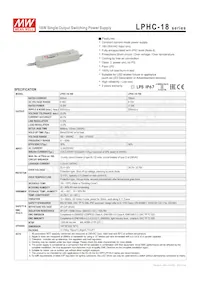 LPHC-18-700數據表 封面