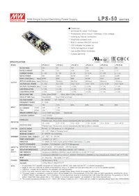 LPS-50-24 Datasheet Cover