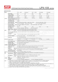 LPV-150-36 Datasheet Pagina 2