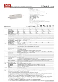 LPV-60-48 Datasheet Cover
