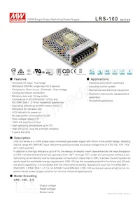 LRS-100-12 Datasheet Cover