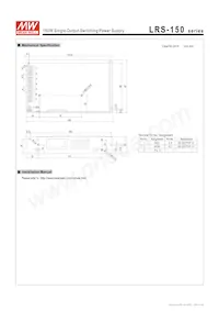 LRS-150-36 Datasheet Pagina 4