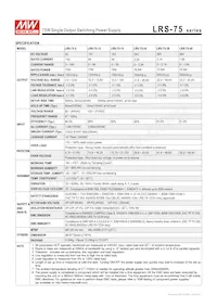 LRS-75-48 Datasheet Pagina 2
