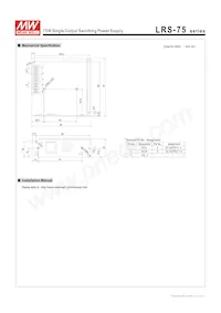LRS-75-48 Datasheet Pagina 4