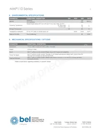 MAP110-4300 Datasheet Page 5