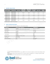 MBC225-1024L-2 Datasheet Pagina 2