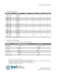 MBC41-1T48L Datasheet Pagina 2