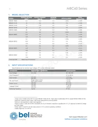 MBC60-3002G Datasheet Page 2